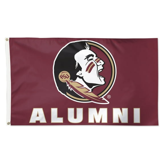 WinCraft Florida State Seminoles 3' x 5' Single-Sided Deluxe Alumni School Supporter Flag