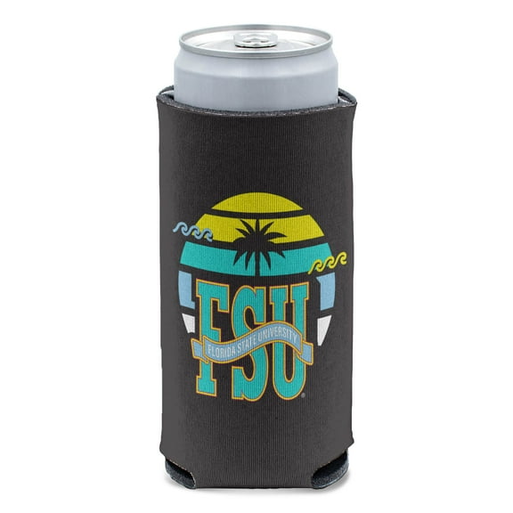 WinCraft Florida State Seminoles Beach Club 12oz. Sunset TIki Slim Can Cooler