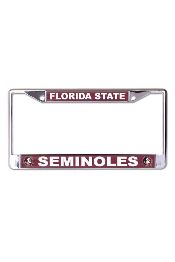 Florida State Seminoles Primary Logo S/L Metal License Plate Frame