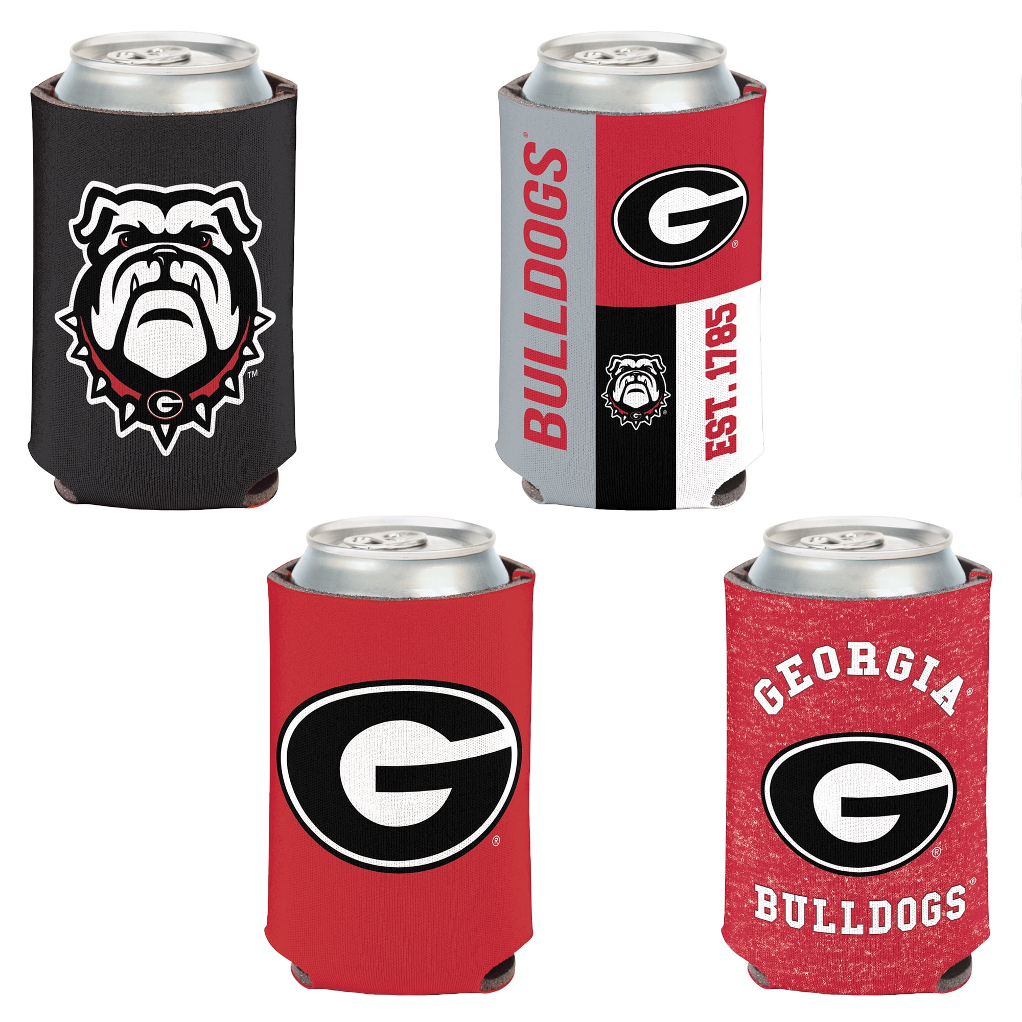 Wincraft NCAA Georgia Bulldoggs Dosenkühler – Offizieller Doppelseiten-Kühlhalter Für Getränkedosen (340 Ml, Neopren, US-made)