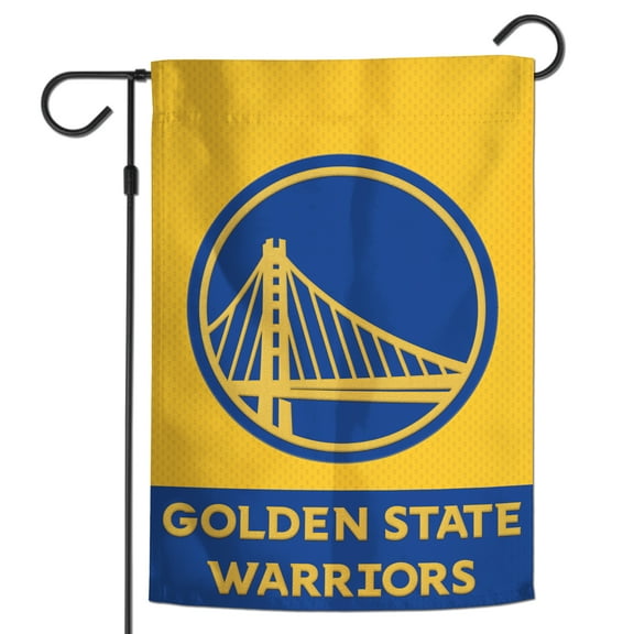 WinCraft Golden State Warriors 12" x 18" Applique Garden Flag