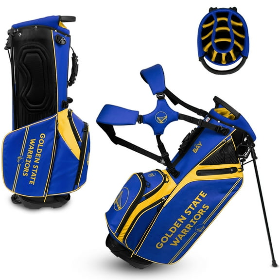 WinCraft Golden State Warriors Caddie Carry Hybrid Golf Bag