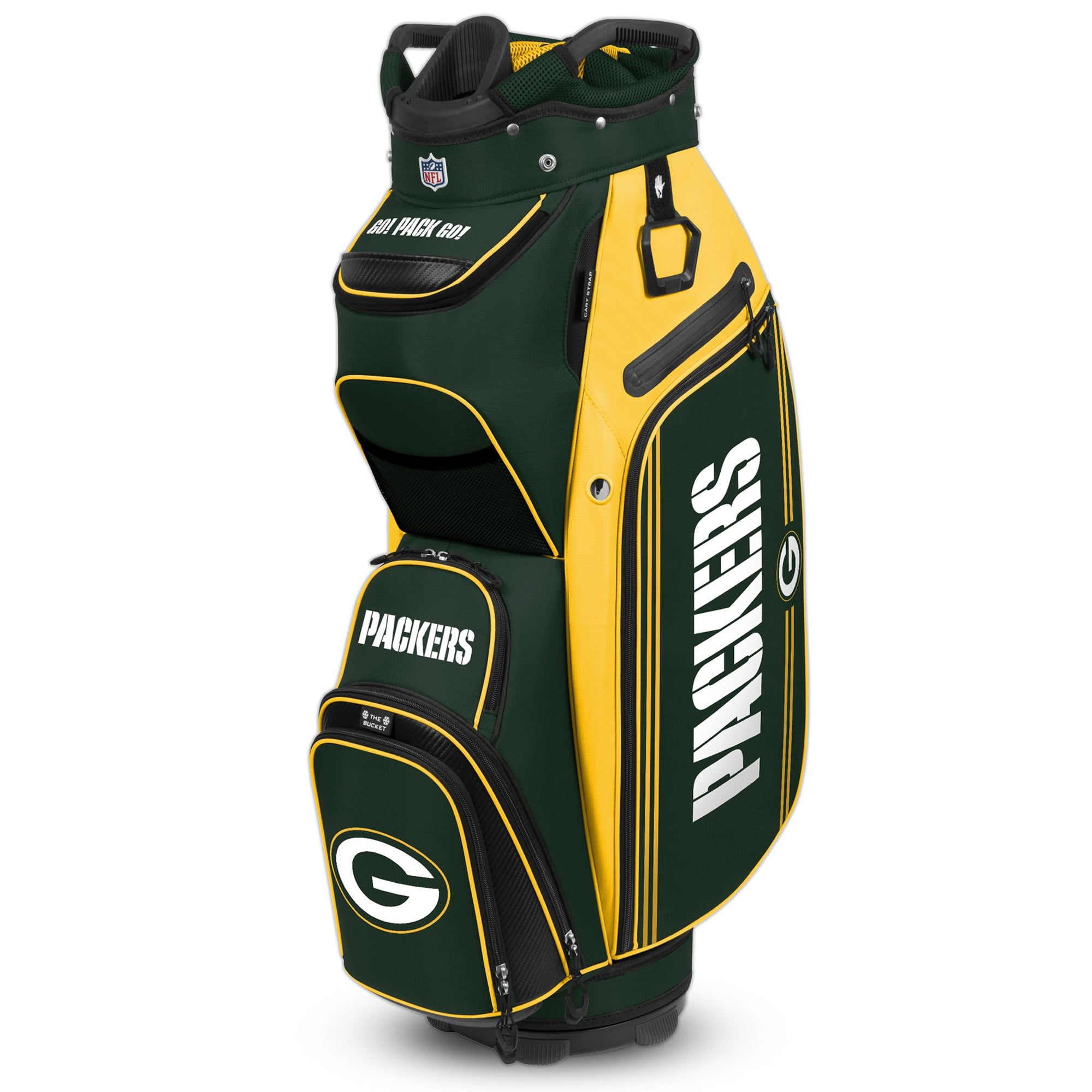 WinCraft Green Bay Packers Bucket III Cooler Cart Golf Bag