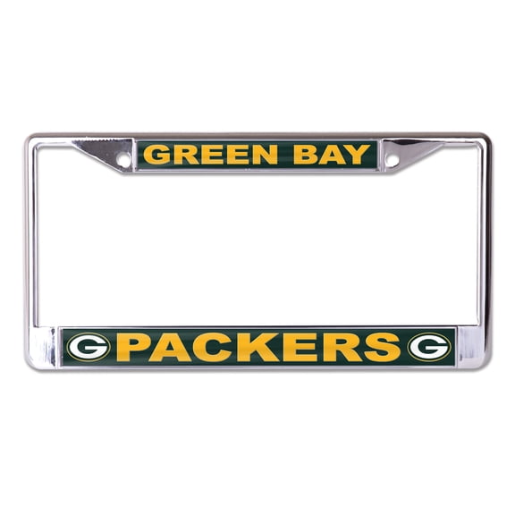 WinCraft Green Bay Packers Team Logo S/L Metal License Plate Frame
