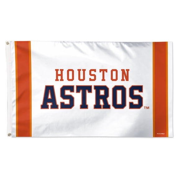 WinCraft Houston Astros 3' x 5' Vertical Stripe Deluxe Single-Sided Flag