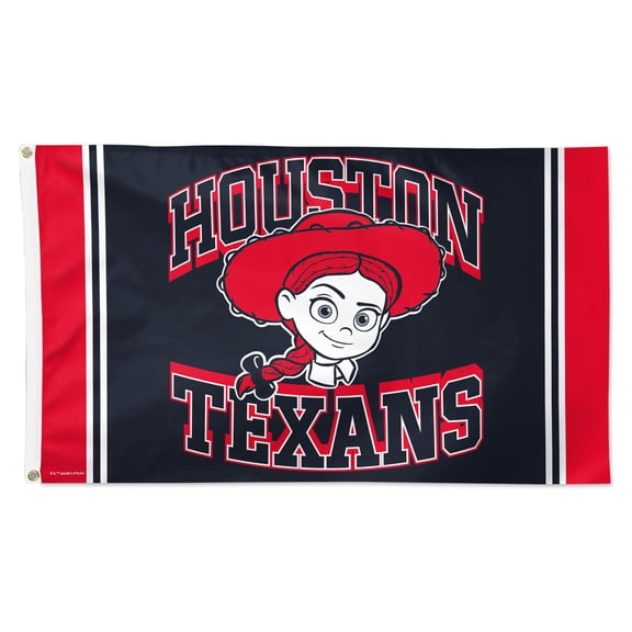 WinCraft Houston Texans Disney x NFL Jessie 3' x 5' Single-Sided Deluxe Flag