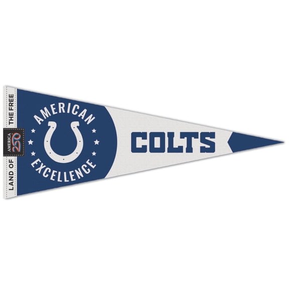WinCraft Indianapolis Colts 12" x 30" America 250 Premium Pennant