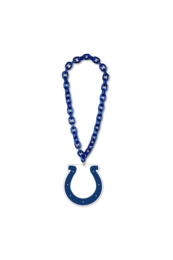 Indianapolis Colts Big Chain Logo Plastic Necklace