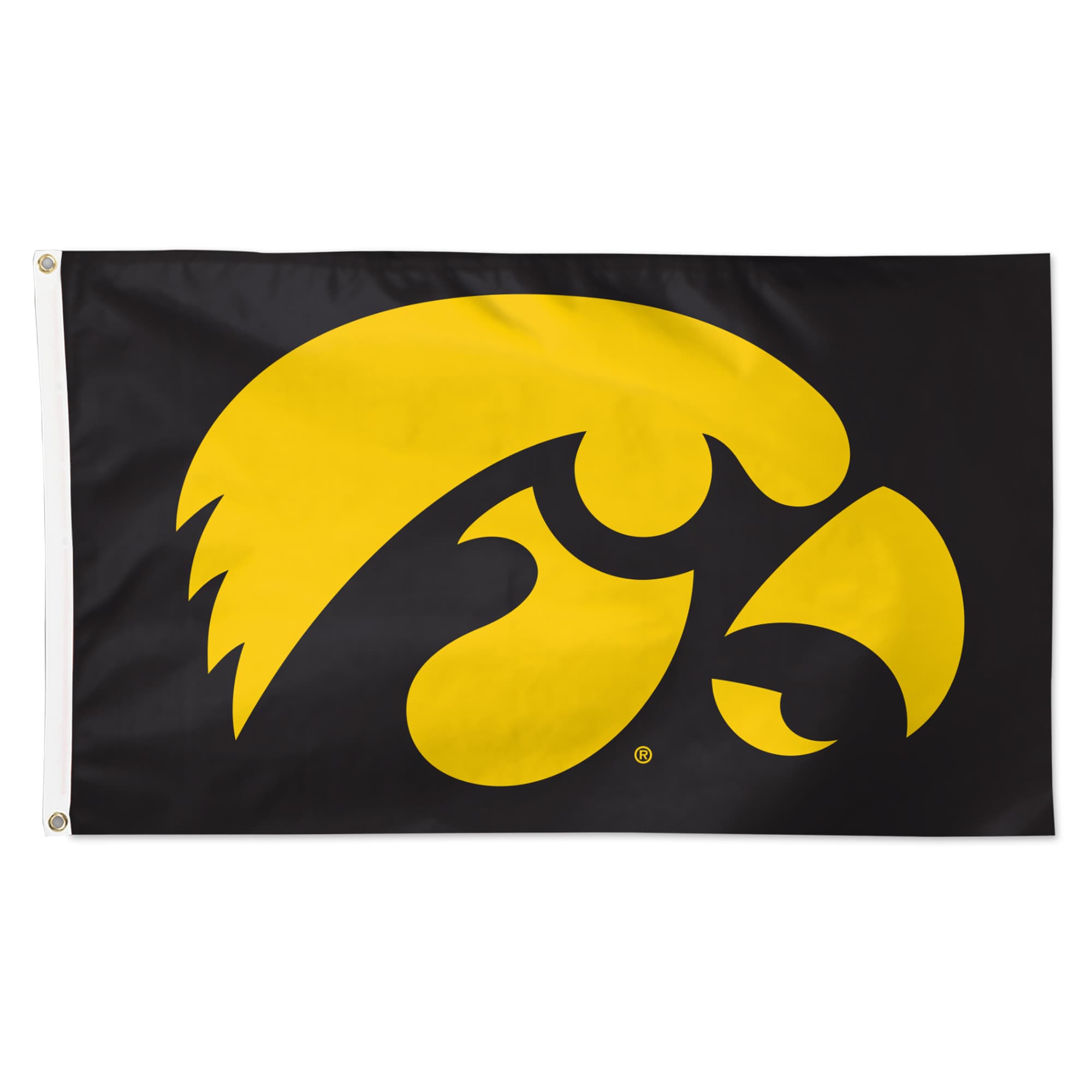 Deal WinCraft Iowa Hawkeyes 3' x 5' Primary Logo Single-Sided Flag at Walmart