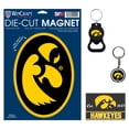 thumbnail image 1 of WinCraft Iowa Hawkeyes 4-Pack Key Rings and Magnets Set, 1 of 1