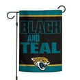 thumbnail image 1 of WinCraft Jacksonville Jaguars Team 2-Sided 12'' x 18'' Garden Flag, 1 of 3