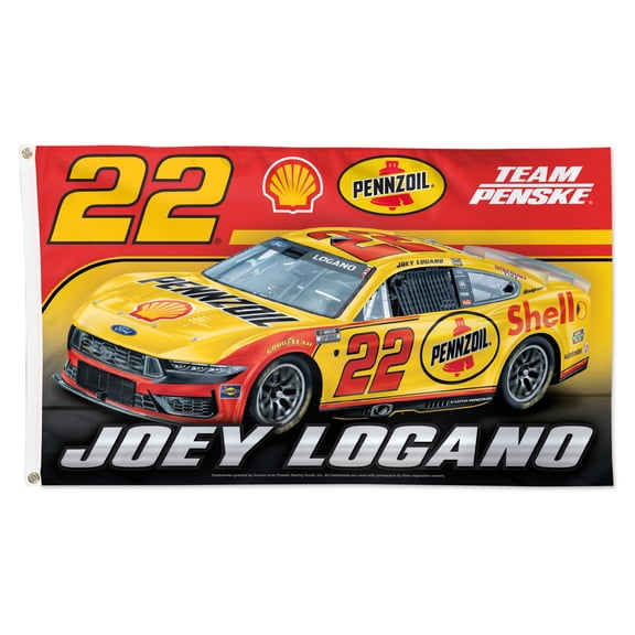 WinCraft Joey Logano 3' x 5' Single-Sided Deluxe Flag