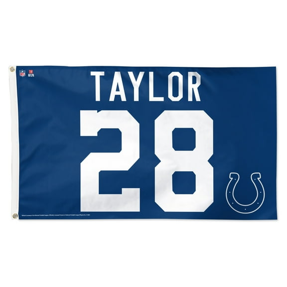 WinCraft Jonathan Taylor Indianapolis Colts 3' x 5' Single-Sided Deluxe Name & Number Flag