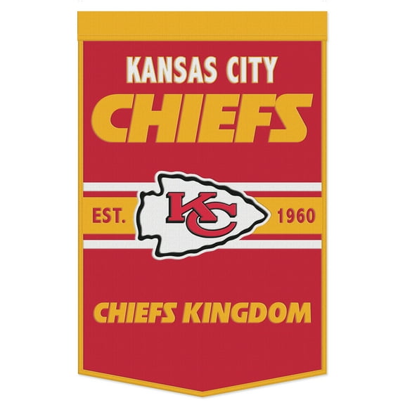 WinCraft Kansas City Chiefs 24" x 38" Primary Logo Banner