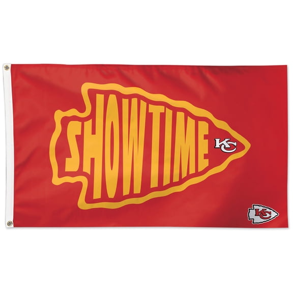 WinCraft Kansas City Chiefs 3' x 5' Showtime One-Sided Flag