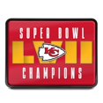 thumbnail image 1 of WinCraft Kansas City Chiefs Super Bowl LVII Champions Rectangle Universal Hitch Cover, 1 of 1