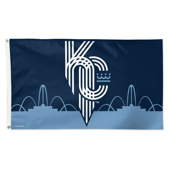 WinCraft Kansas City Royals 3'' x 5'' Single-Sided City Connect Deluxe Flag