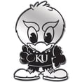 thumbnail image 1 of WinCraft Kansas Jayhawks Free-Form Chrome Auto Emblem Decal, 1 of 1