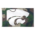 thumbnail image 1 of WinCraft Kansas State Wildcats 3' x 5' Single-Sided Deluxe Camo Flag, 1 of 1