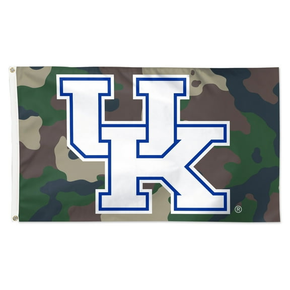 WinCraft Kentucky Wildcats 3' x 5' Single-Sided Deluxe Camo Flag