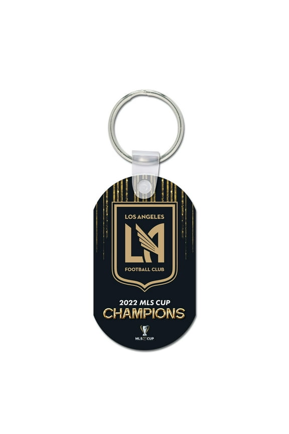 LAFC 2022 MLS Cup Champions Metal Key Ring