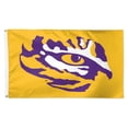 thumbnail image 1 of WinCraft LSU Tigers 3' x 5' Single-Sided Deluxe Secondary Team Logo Flag, 1 of 1