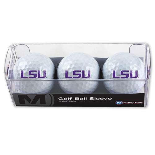 WinCraft LSU Tigers Golf Balls, 3 Pack