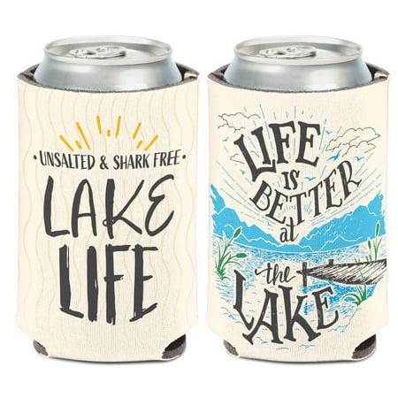 WinCraft Lake Life 12oz Can Cooler, Collapsible