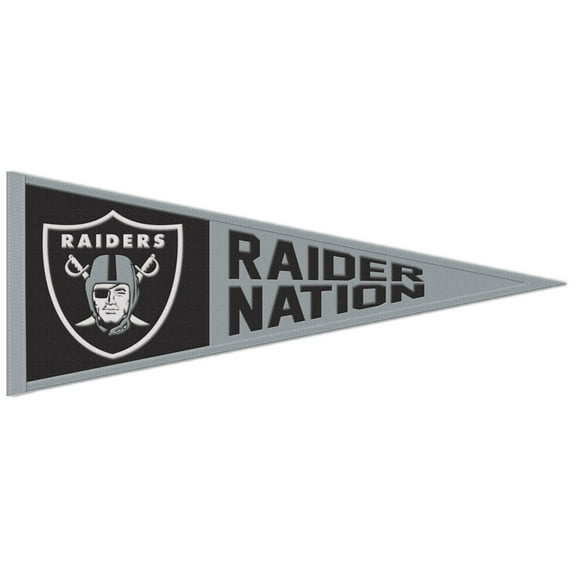 WinCraft Las Vegas Raiders 13" x 32" Slogan Pennant