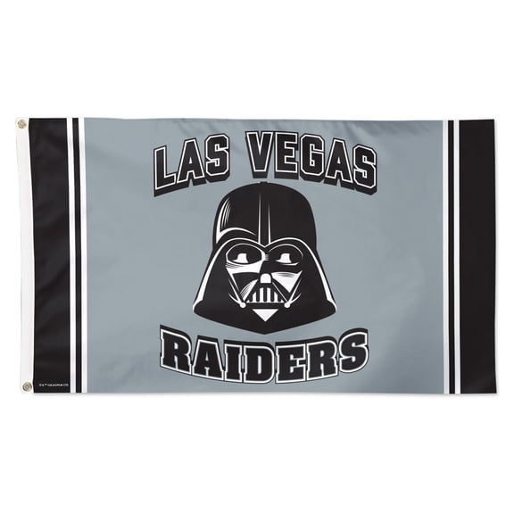 WinCraft Las Vegas Raiders Disney x NFL Darth Vader 3' x 5' Single-Sided Deluxe Flag