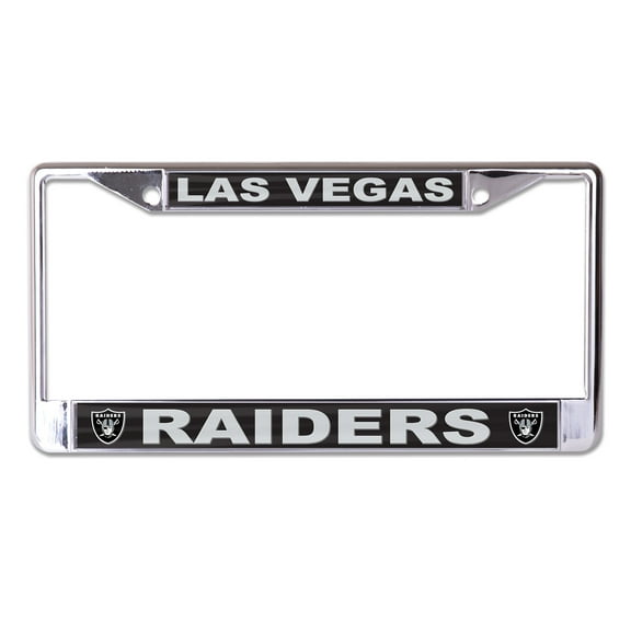 WinCraft Las Vegas Raiders Team Logo S/L Metal License Plate Frame