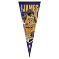 thumbnail image 1 of WinCraft LeBron James Los Angeles Lakers 12" x 30" Premium Pennant, 1 of 1