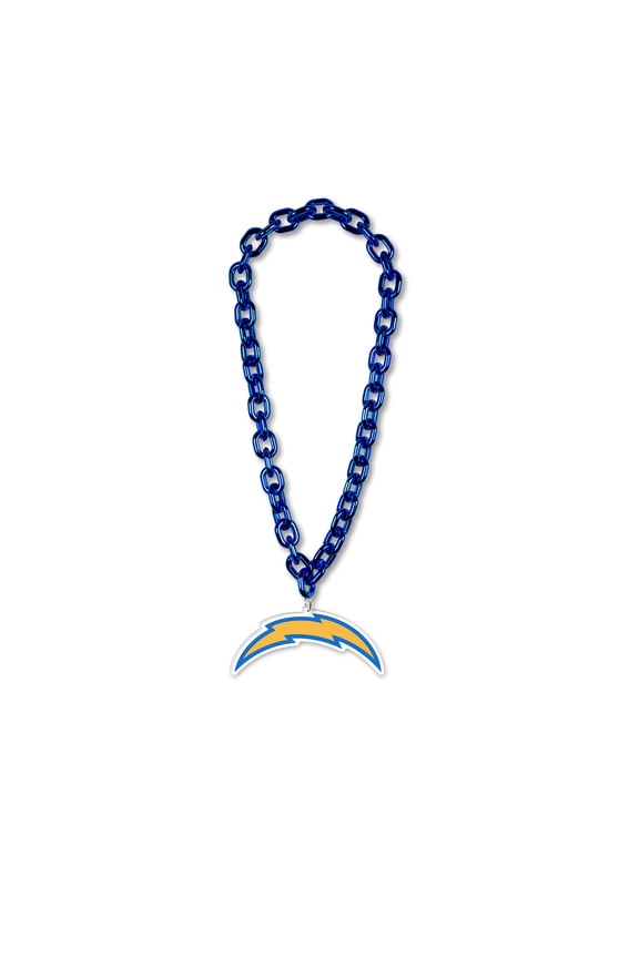 Los Angeles Chargers Big Chain Logo Plastic Necklace