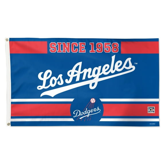 WinCraft Los Angeles Dodgers 3' x 5' Single-Sided Franchise Establishment Deluxe Flag