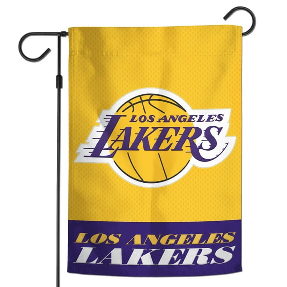 WinCraft Los Angeles Lakers 12" x 18" Applique Garden Flag