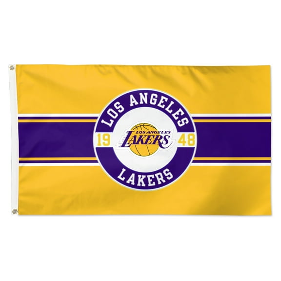 WinCraft Los Angeles Lakers 3' x 5' Applique Flag
