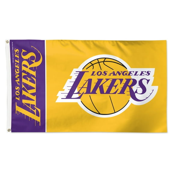 WinCraft Los Angeles Lakers 3' x 5' Single-Sided Inspired Block Deluxe Flag