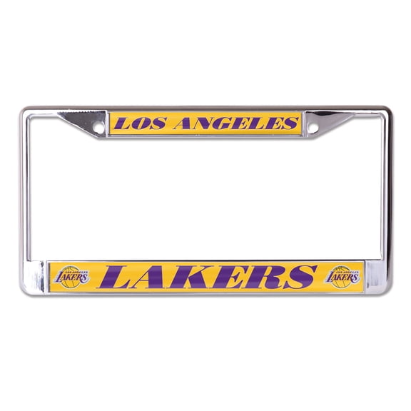 WinCraft Los Angeles Lakers Primary Logo S/L Metal License Plate Frame