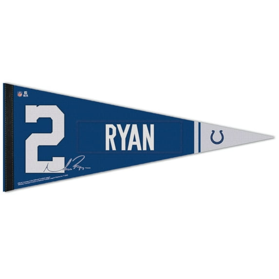 WinCraft Matt Ryan Indianapolis Colts 12'' x 30'' Player Premium Pennant