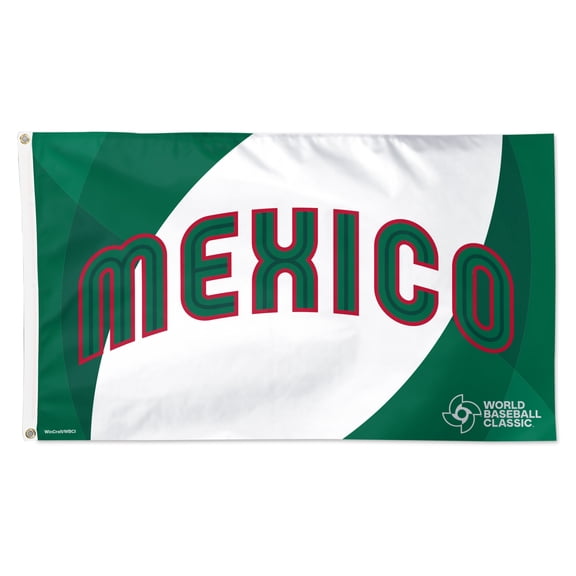 WinCraft Mexico Baseball 2026 World Baseball Classic 3' x 5' Single-Sided Deluxe Flag