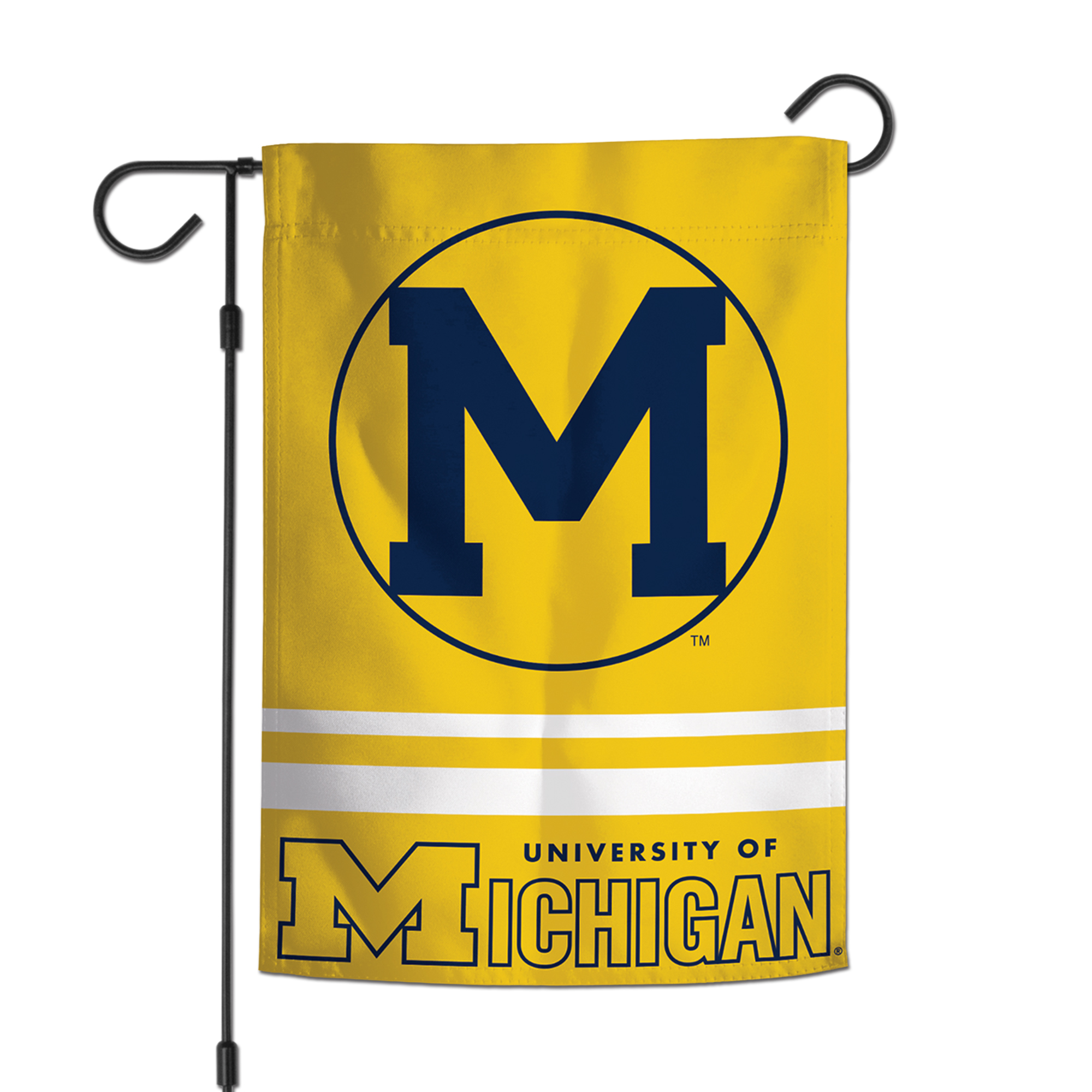 WinCraft Michigan Wolverines 12'' x 18'' Double-Sided College Vault Garden Flag