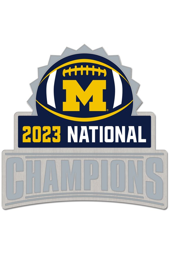 Michigan Wolverines College Football Playoff 2023 National Champions Collector Pin