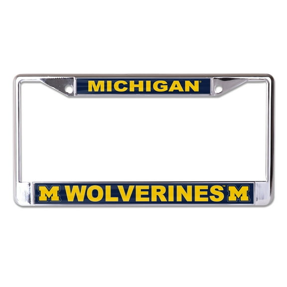 WinCraft Michigan Wolverines Primary Logo S/L Metal License Plate Frame