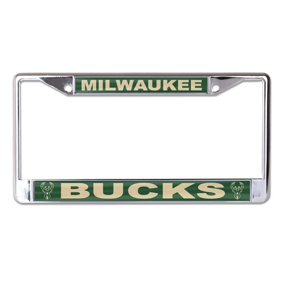 WinCraft Milwaukee Bucks S/L Metal License Plate Frame
