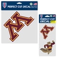 thumbnail image 1 of WinCraft Minnesota Golden Gophers Perfect Cut Decal Two-Pack Set, 1 of 1