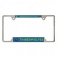 thumbnail image 1 of WinCraft  Minnesota Timberwolves Chrome Plated Metal License Plate Frame, 1 of 1