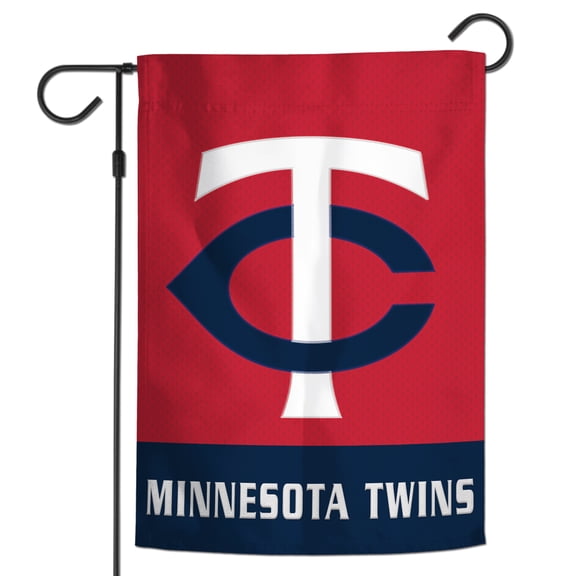 WinCraft Minnesota Twins 12" x 18" Applique Garden Flag
