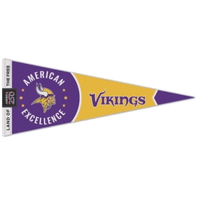 WinCraft Minnesota Vikings 12" x 30" America 250 Premium Pennant
