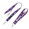 thumbnail image 1 of WinCraft Minnesota Vikings 2-Pack Lanyard with Detachable Buckle & Key Strap Set, 1 of 1