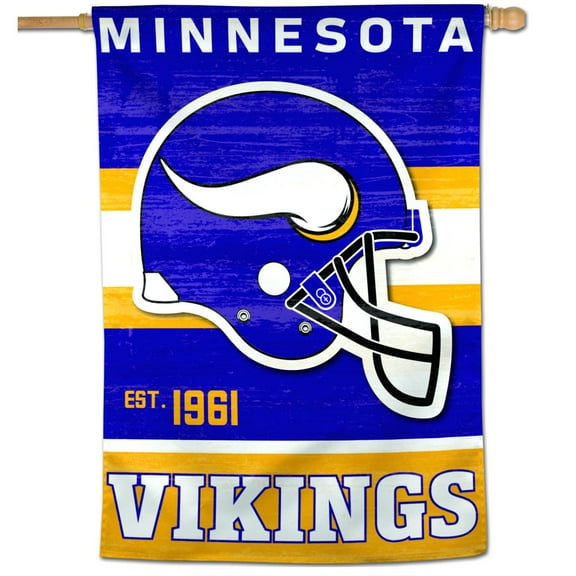 WinCraft Minnesota Vikings 28" x 40" Retro Single-Sided Vertical Banner